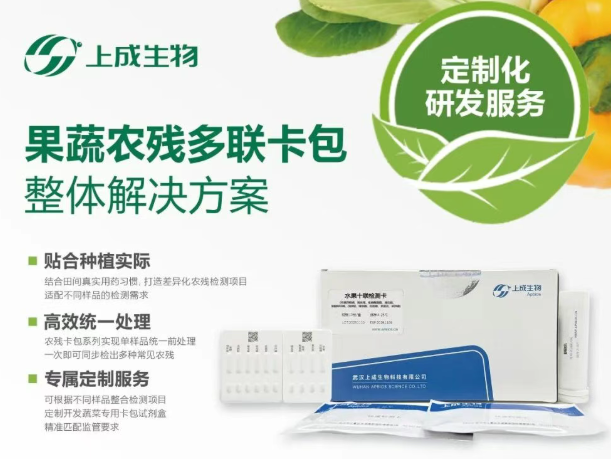 农药残留检测定制化服务：二联至十四联卡，满足多元需求